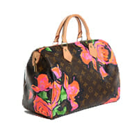 Louis Vuitton Roses Steven Sprouse Speedy 30 Bag Limited Edition