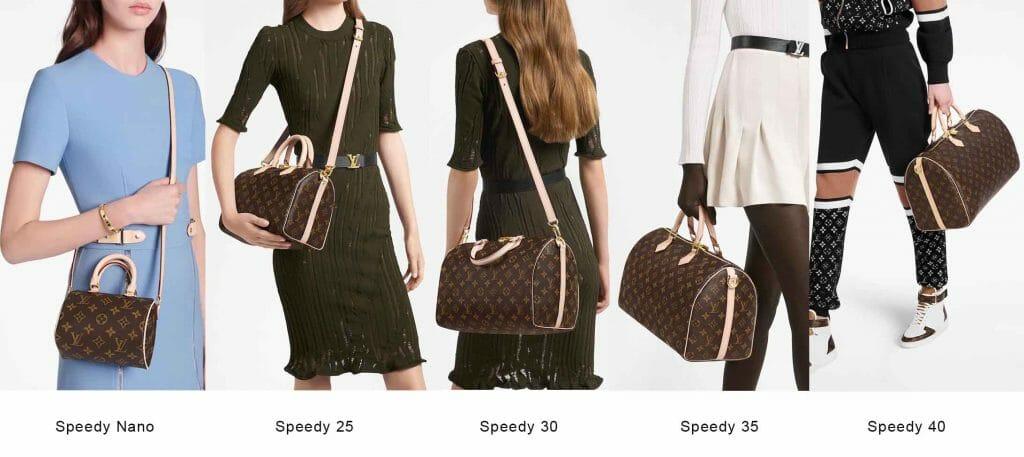 Chia sẻ với hơn 62 về louis vuitton speedy bag size comparison mới nhất ...