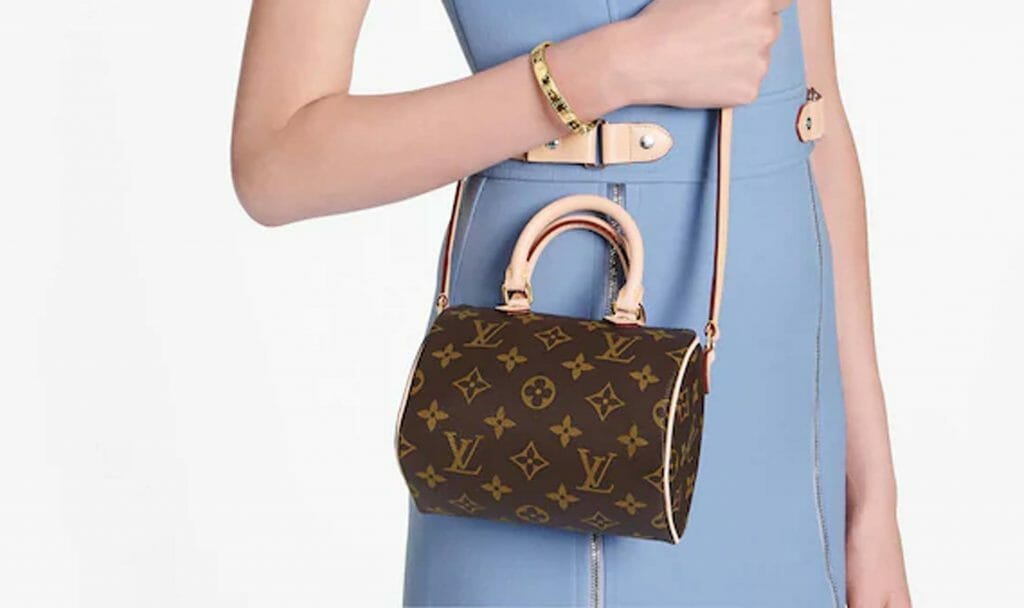 Louis Vuitton Nano Speedy Bag + What it looks like on + What Fits