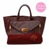 Mulberry Oxblood Large Willow Tote Bag with Gold hardware