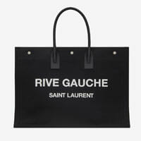 saint laurent RIVE GAUCHE TOTE BAG black white designer tote bag handbag icon handbagholic 200x200px