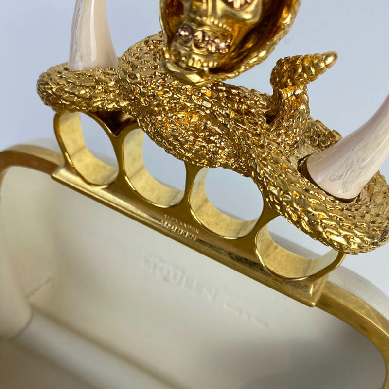 Alexander Mcqueen Purse Brass Knuckles For Sale Ebay