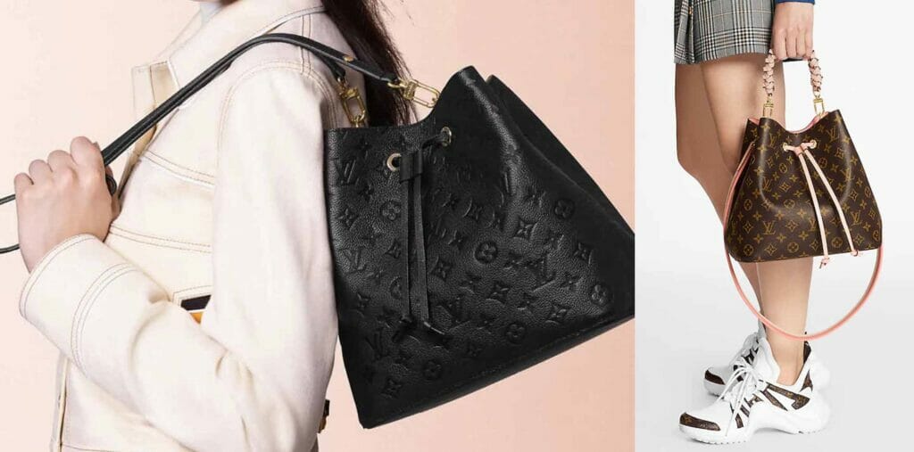 Louis Vuitton Neonoe Braided Handle Crossbody Bag