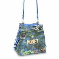 Louis Vuitton NeoNoe jeff koons monet bag LV Thumbnail