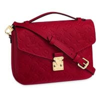 Louis Vuitton pochette metis red emprinte leather LV Thumbnail