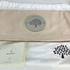 Mulberry Pear Sorbet Daria Clutch Bag Leather Beige Cream Silver Hardware front