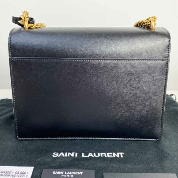 Saint Laurent Medium Black and Gold Sunset Bag Handbagholic