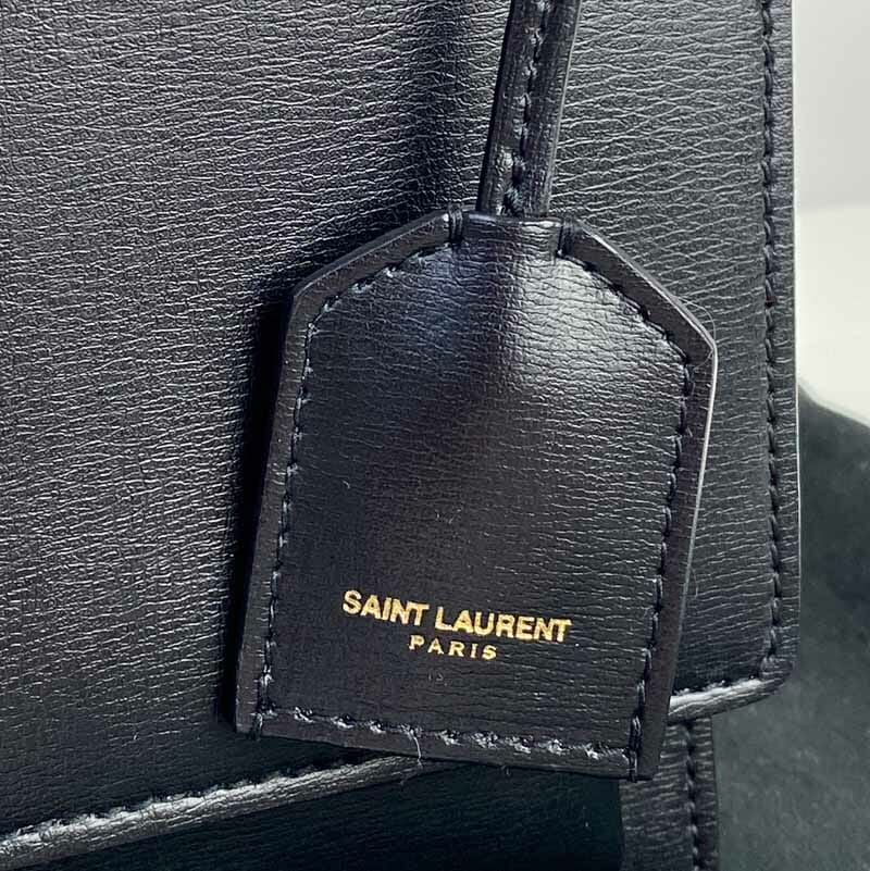 Saint Laurent Medium Black and Gold Sunset Bag Handbagholic