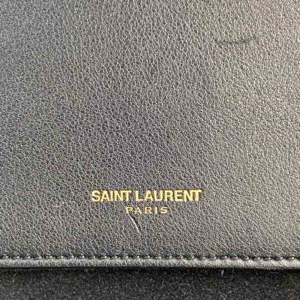 Saint Laurent Moujik Avec Black Bag logo on front
