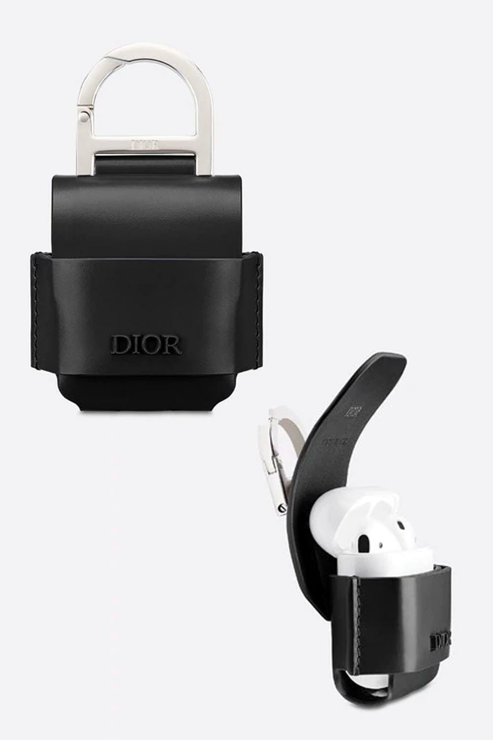 The-best-luxury-gifts-for-men-Christian-Dior-CASE-FOR-AIRPODS-Black-Smooth-Calfskin