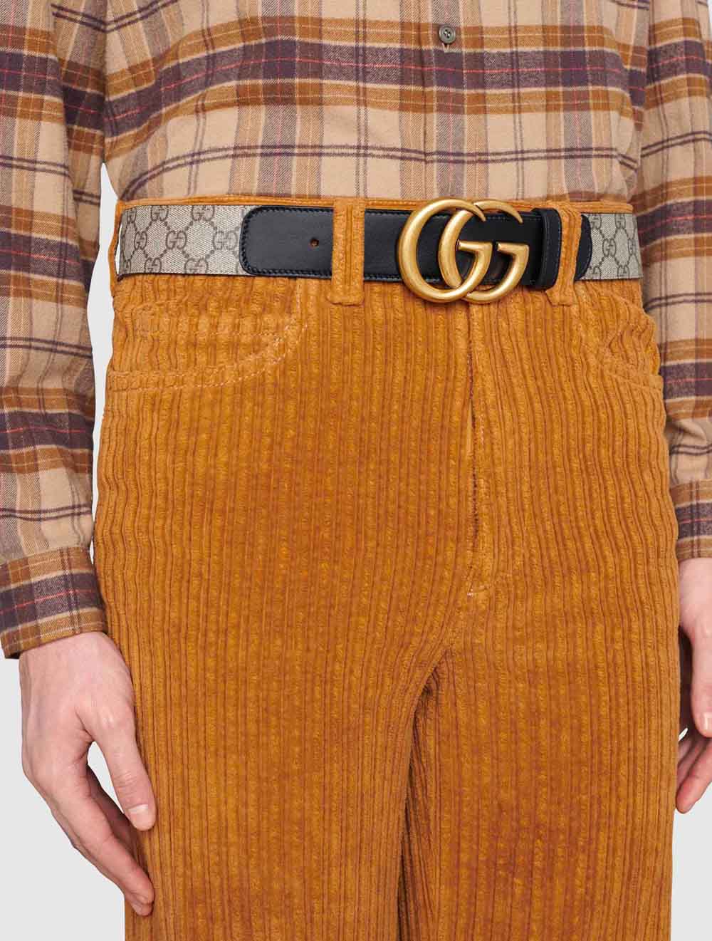 The-best-luxury-gifts-for-men-GG-belt-with-Double-G-buckle-monogram-for-men