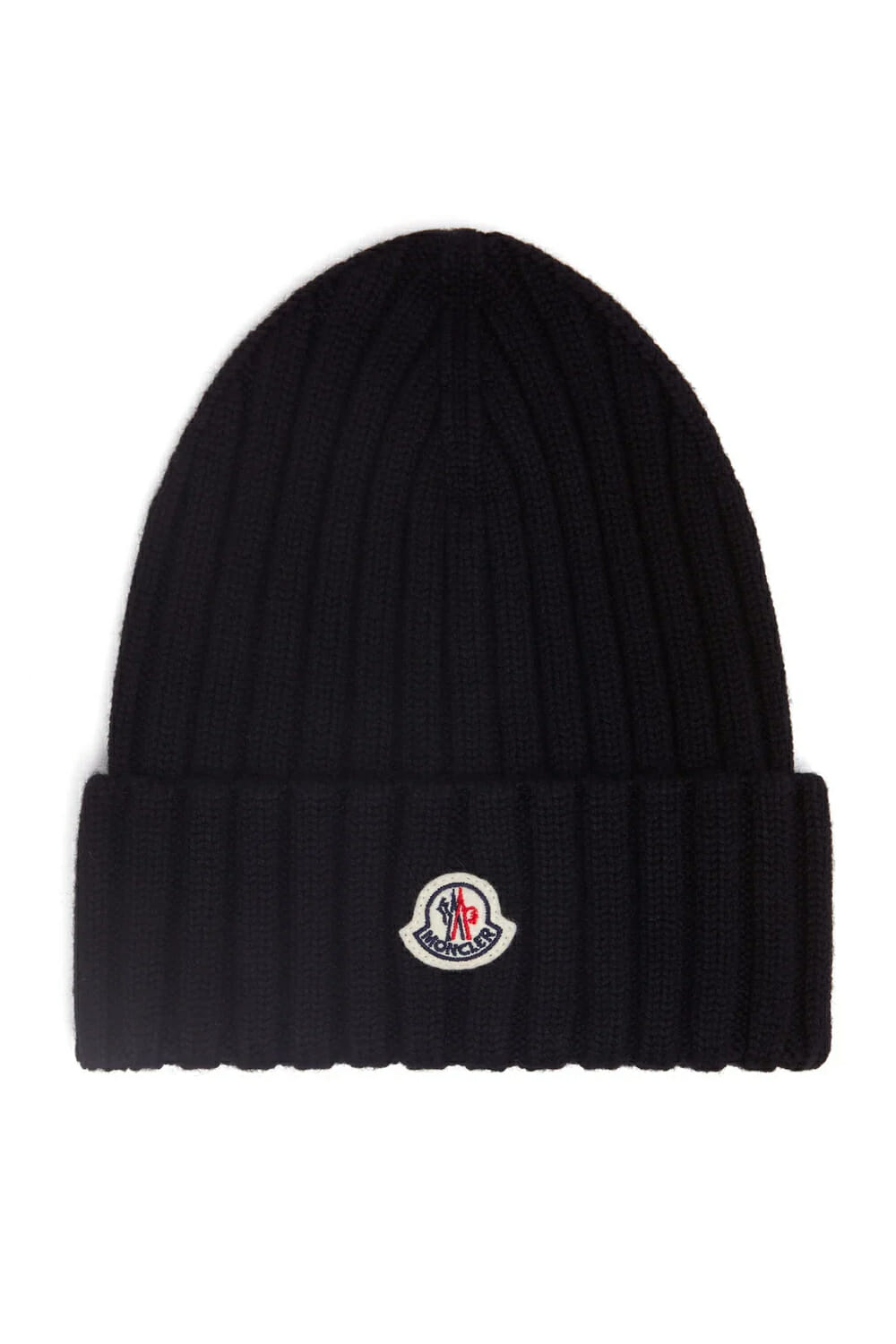 The-best-luxury-gifts-for-men-Moncler-Logo-patch-merino-wool-beanie-Pinterest