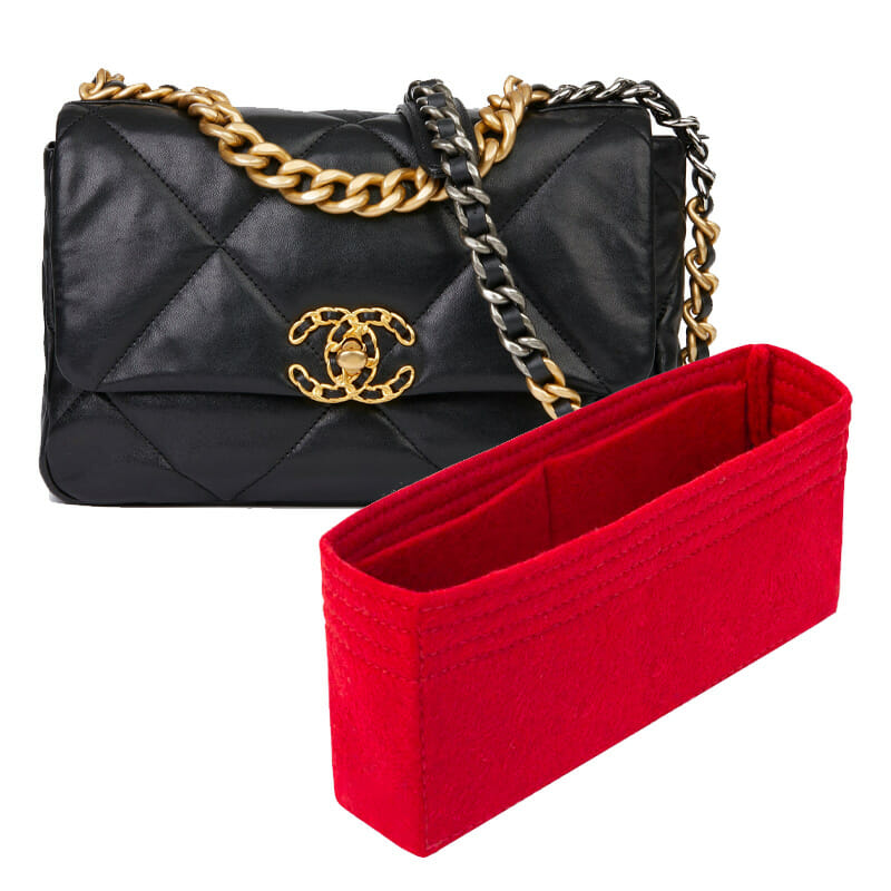 chanel mini flap red