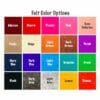 JennyKrafts handbag liner organizer felt colours