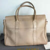 Mulberry bayswater pebble putty nude beige bag back