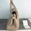 Mulberry bayswater pebble putty nude beige bag side