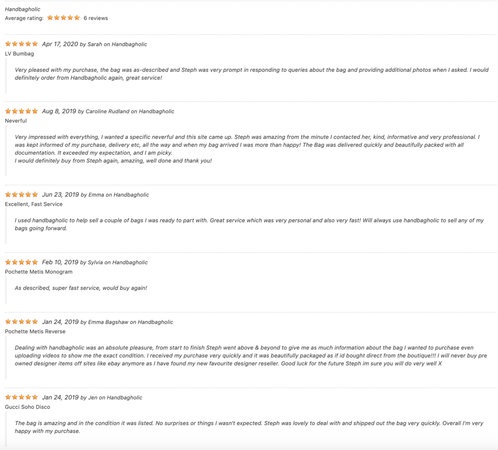 Handbagholic-Customer-Reviews-Screen-Shot