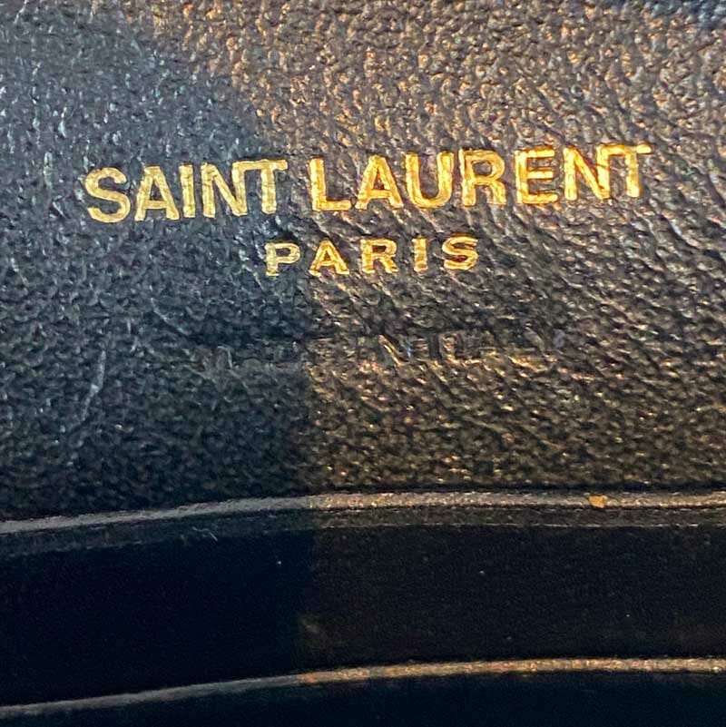 Saint Laurent Old Blogger Bag Black and Gold Hardware – Handbagholic