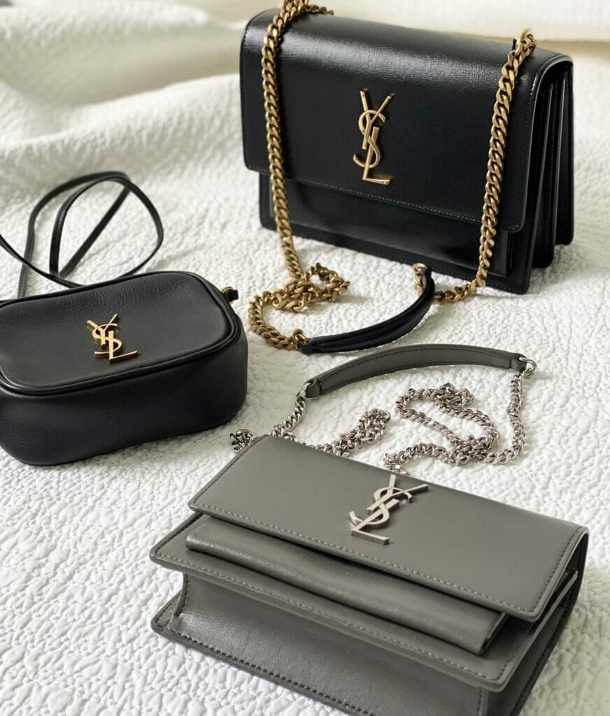 Saint Laurent YSL Sunset Bag Review & Outfits 💃 ft. Chain Wallet