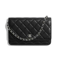Chanel wallet on chain black lambskin
