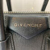 Givenchy antigona mini consignment Emma black calf leather logo