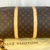 Louis Vuitton monogram keepall 50 vachetta leather Bottom of bag