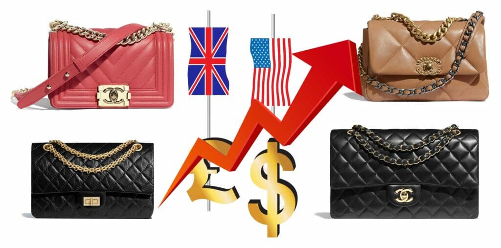 Chanel Bag Price Increase 2021 UK and US