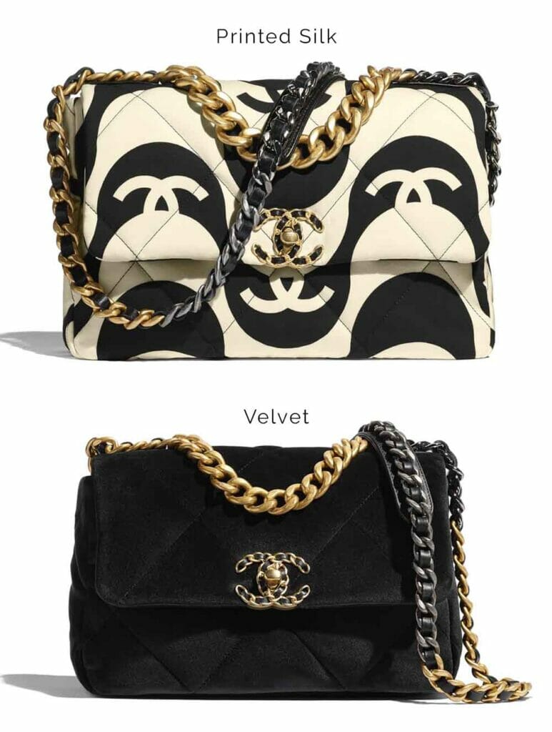 Chanel 19 Small Velvet Flap Bag