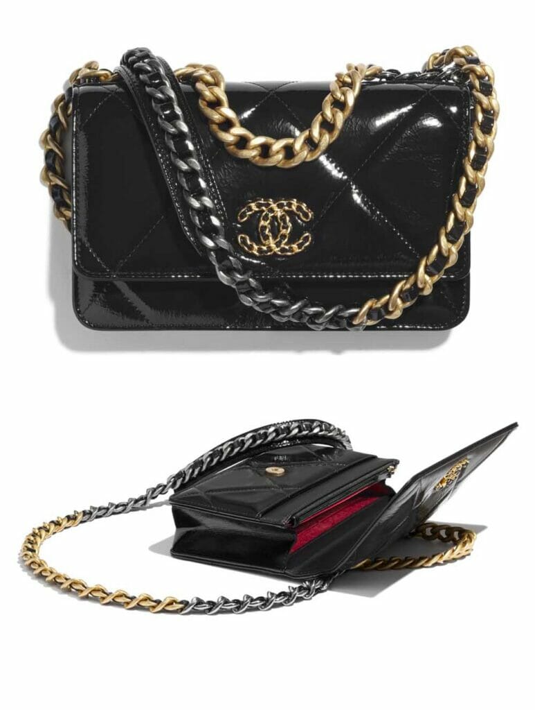 Chanel 19 WOC Wallet on Chain Black Purse Bag