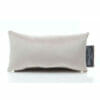 Extra small silver velvet purse pillow