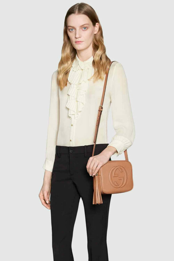 Gucci soho disco bag nude crossbody