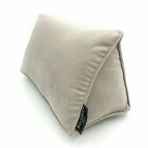 Large Silver velvet bag shaper Purse Pillow