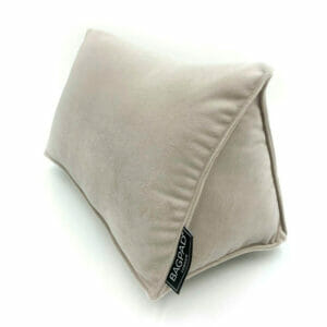 Medium silver shaper bag Purse Pillow