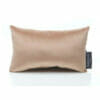 Small nude sand velvet bag Purse Pillow 2
