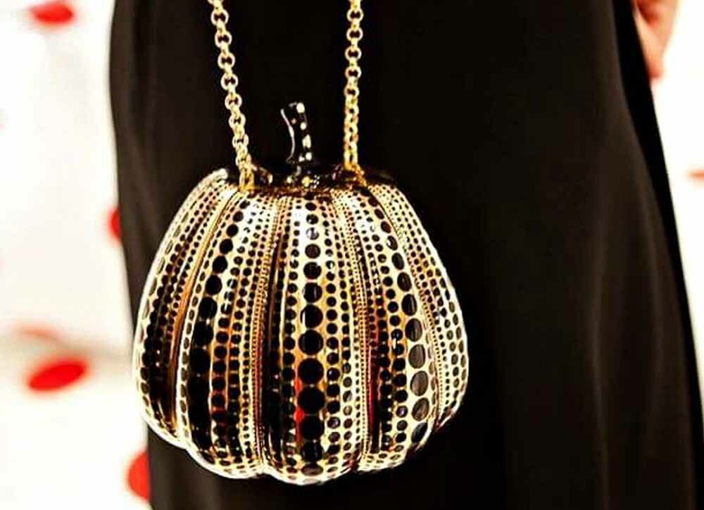 9. Most Expensive Bag Kusama Pumpkin Minaudiere Jewel Bag