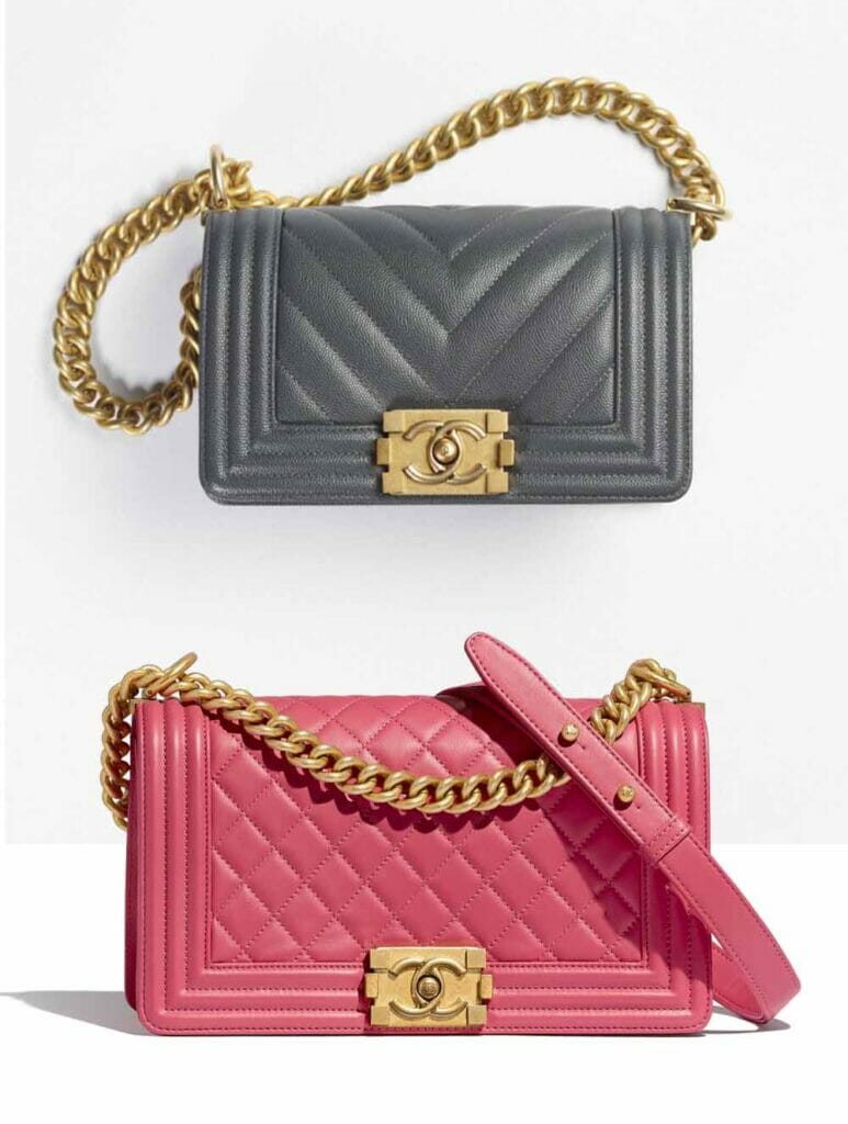 medium size chanel gabrielle bag size comparison