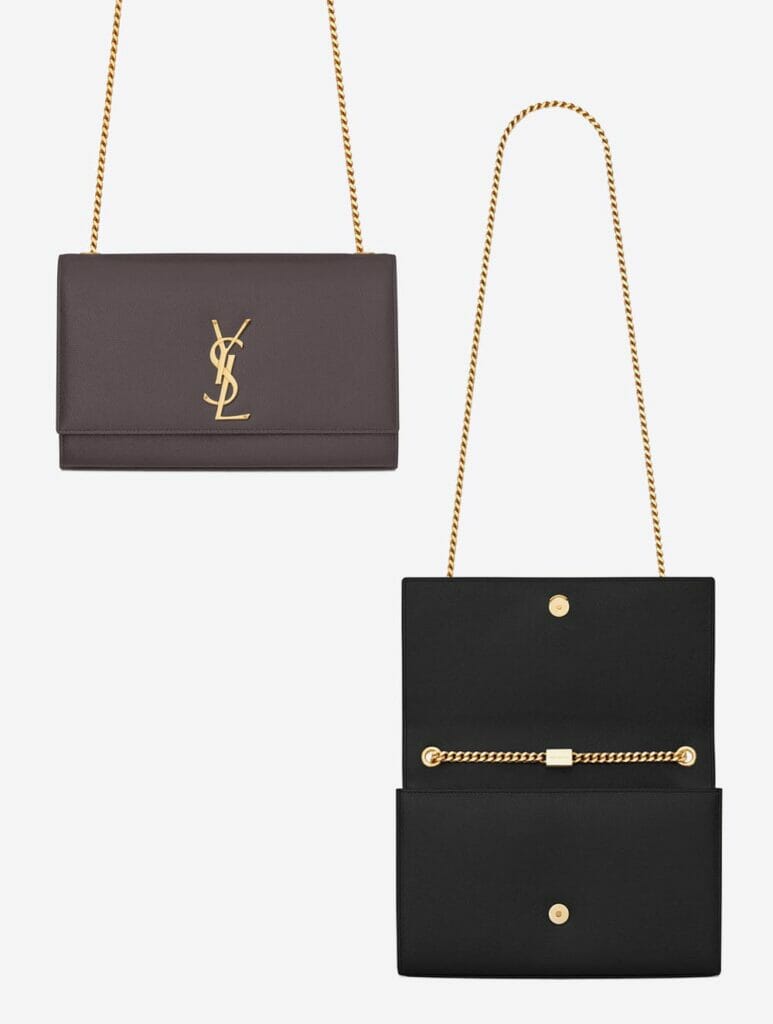 YSL kate bag front and inside