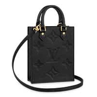 Louis vuitton M80478 PETIT SAC PLAT BAG black emprinte leather thumbnail