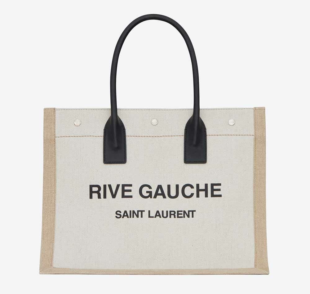 Saint Laurent Rive Gauche tote bag real vs fake. How to spot fake YSL bags  and purses 