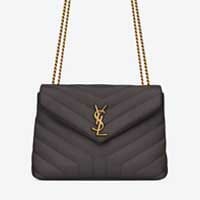 YSL Saint Laurent Price Increase LouLou Small Grey 2022 Bag copy