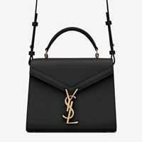 YSL Saint Laurent cassandra mini bag black and gold