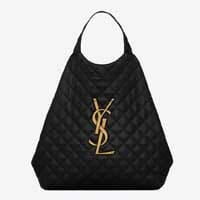 YSL Saint Laurent icare maxi lambskin black large tote bag
