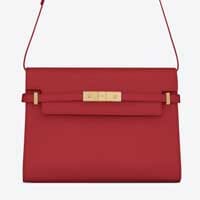 YSL Saint Laurent manhatten bag red