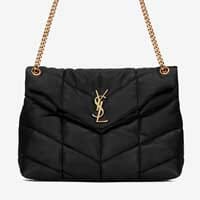 YSL Saint Laurent medium puffer bag black