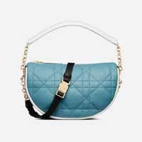 Christian Dior Small Vibe Hobo Bag Blue Thumbnail