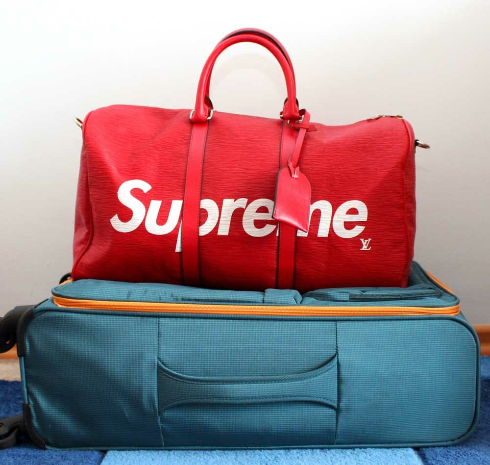 supreme louis vuitton duffle bag