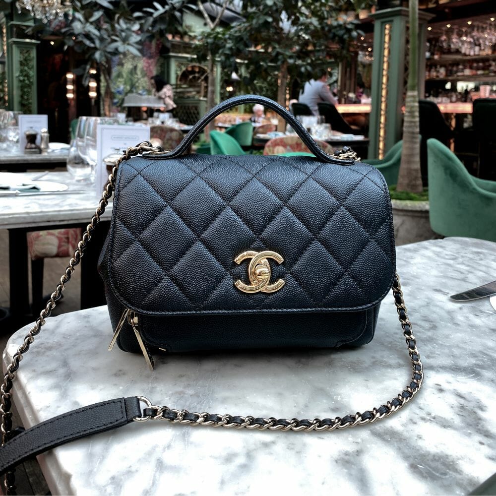 Chanel Quilted Caviar Business Affinity Flap