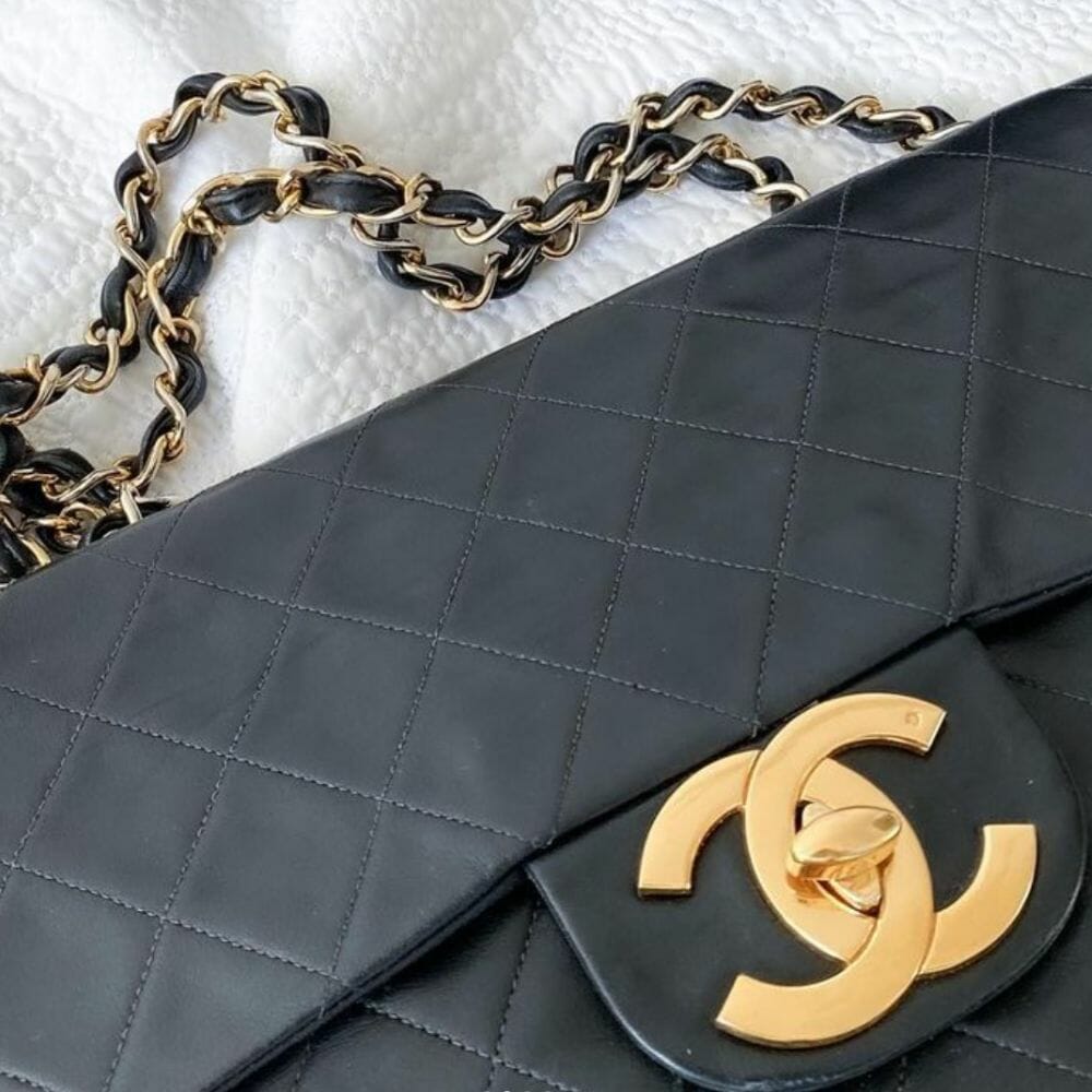 Vintage Chanel Bag Review - Vintage Jumbo XL Flap in Lambskin
