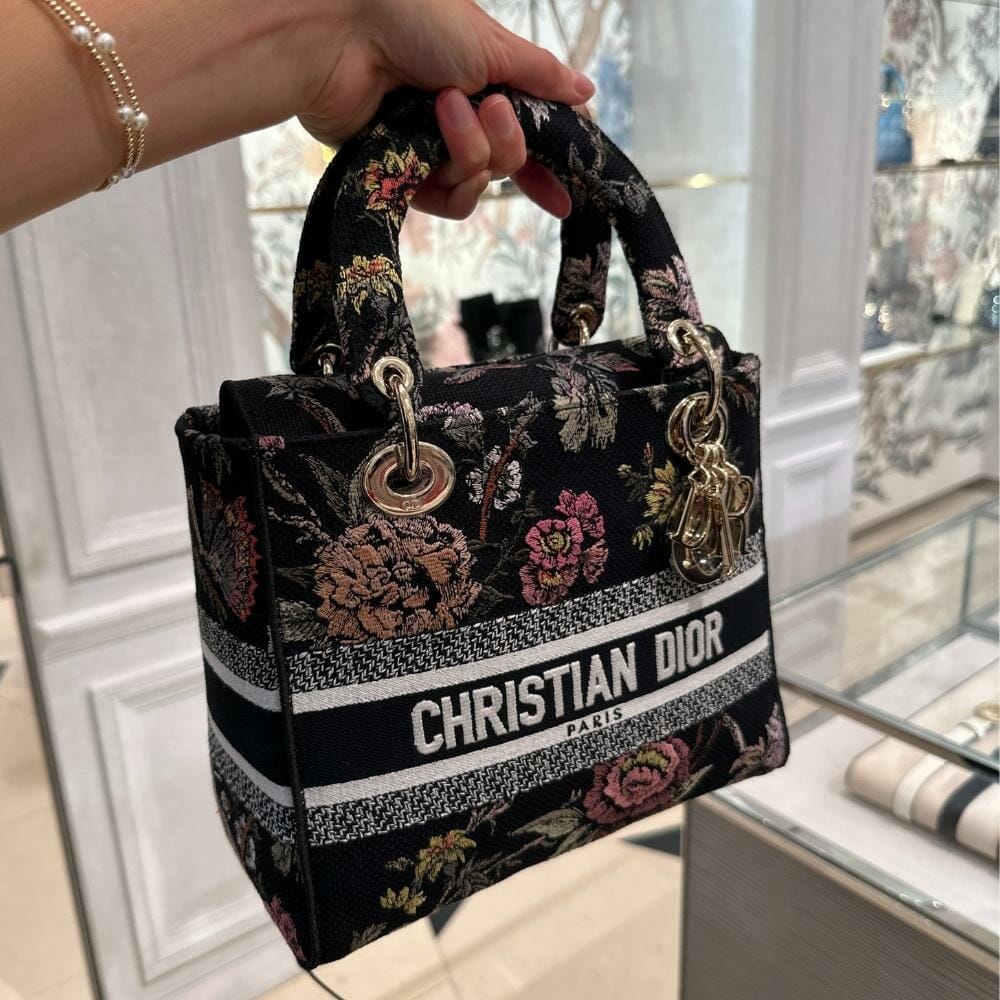 Dior Lady Dior Bag Jardin Botanique Embroidery