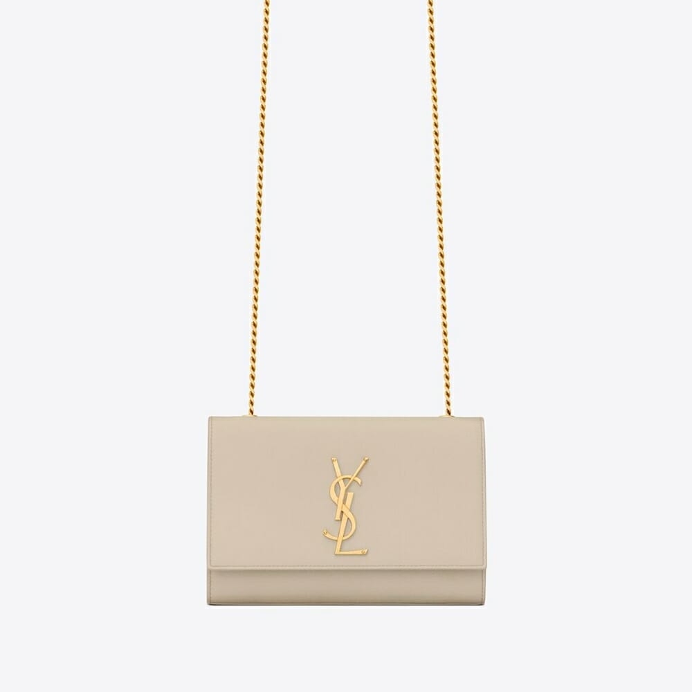 YSL Kate Small Chain Bag Blanc Vintage